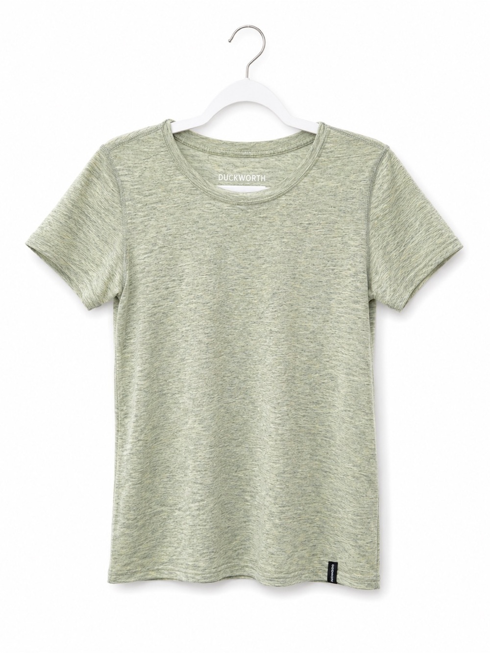 Duckworth Wool WOMEN'S VAPOR TEE duck worth short sleeve sage medium M base